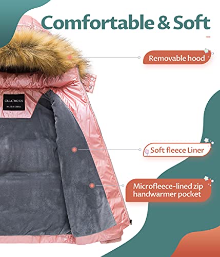 Warm Fleece Puffer Jacket for Girls Warm Fleece Puffer Jacket for Girls
